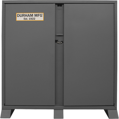 Jobsite Storage Shelving Cabinet, Steel, 47.5 Cubic Feet, Grey The Estey Group
