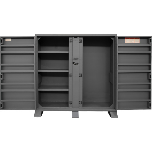Jobsite Storage Shelving Cabinet, Steel, 47.5 Cubic Feet, Grey The Estey Group
