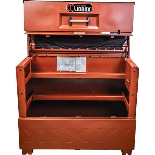Site-Vault Drop Front Piano Box, 60" W x 31" D x 51" H, Orange The Estey Group