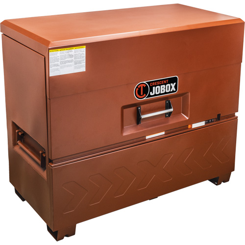 Site-Vault Drop Front Piano Box, 60" W x 31" D x 51" H, Orange The Estey Group