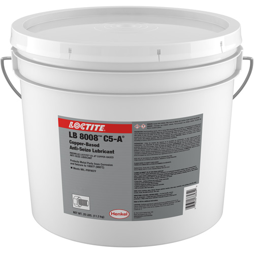 Lubrifiant antiblocage au cuivre LB 8008 C5-A, 25 lb, Seau, 1800°F (982°C) Temp&eacute;rature max. The Estey Group