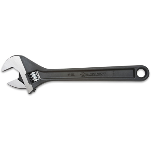 Cl&eacute; &agrave; molette — en boîte, 12" lo, la max. 1-1/2"/39 mm, Oxyde noir The Estey Group