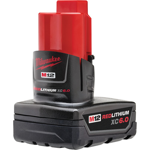 M12 Redlithium XC6.0 Battery, Lithium-Ion, 12 V, 6 Ah The Estey Group