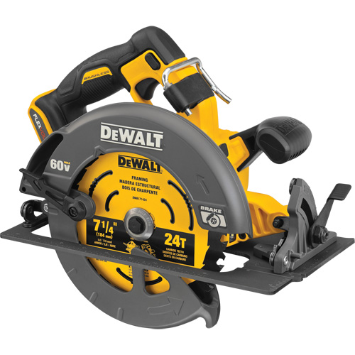 FlexVolt&reg; Max Brushless Circular Saw with Electric Brake (Tool Only), 7-1/4", 60 V The Estey Group
