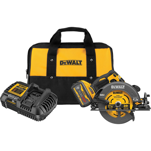 FlexVolt&reg; Max Brushless Circular Saw with Electric Brake Kit, 7-1/4", 60 V The Estey Group