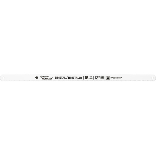 Lames pour scie &agrave; m&eacute;taux Bi-Metaloy, Bim&eacute;tal, 12" lo, 18 dents par pouce The Estey Group