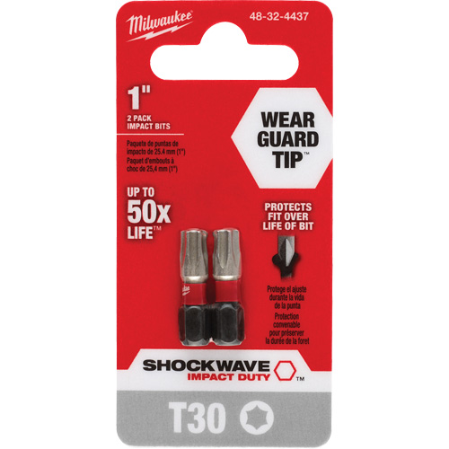 Shockwave Impact Duty Screwdriver Bit, Torx, T-30, 1/4" Drive The Estey Group