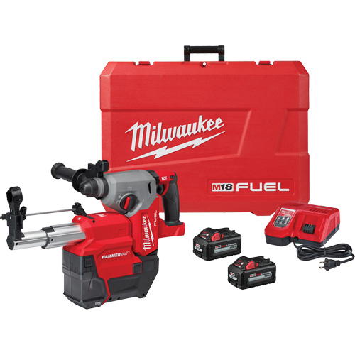 M18 Fuel SDS Plus Rotary Hammer Dust Extractor Kit, 18 V, 1", 2 ft-lbs., 1330 RPM The Estey Group