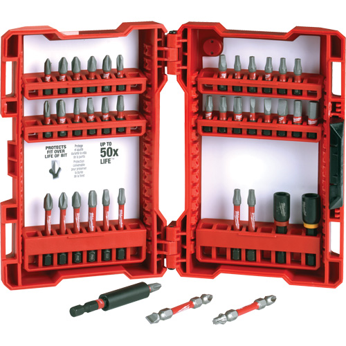 Jeu de 40 embouts de visseuse &agrave; percussion Shockwave Impact-Duty The Estey Group