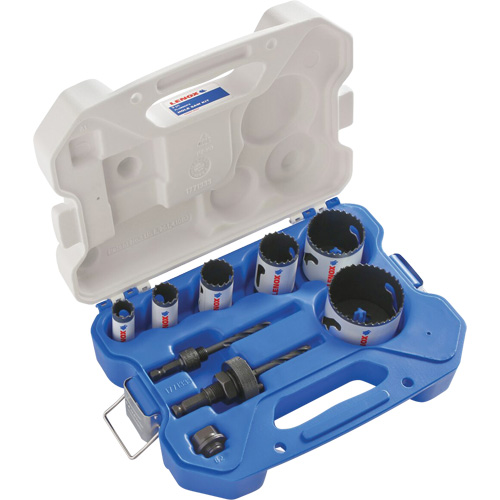 Plumber Bi-Metal Hole Saw Set, 9 Pieces The Estey Group