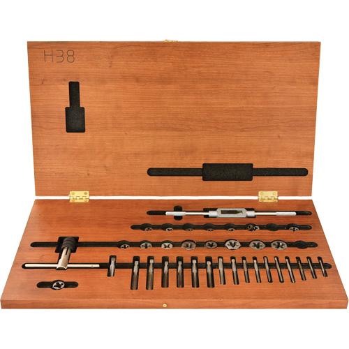 DRILLCO Tap & Hex Die Set, 36 Pieces The Estey Group