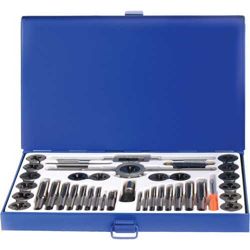 DRILLCO Fractional Tap & Die Set, 40 Pieces The Estey Group