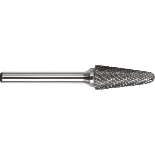 DRILLCO Double Cut Ballnose Cone Burr, SL-42L2 The Estey Group