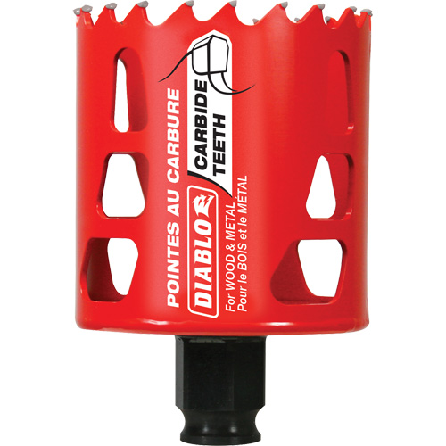 Scie cloche pour bois et m&eacute;tal, 2-3/8", Profondeur de la coupe 2-3/8", Carbure The Estey Group