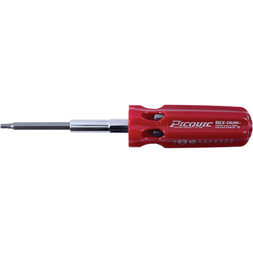 Hex-Calibre Metric Multi-Bit Screwdriver, Plastic Handle The Estey Group