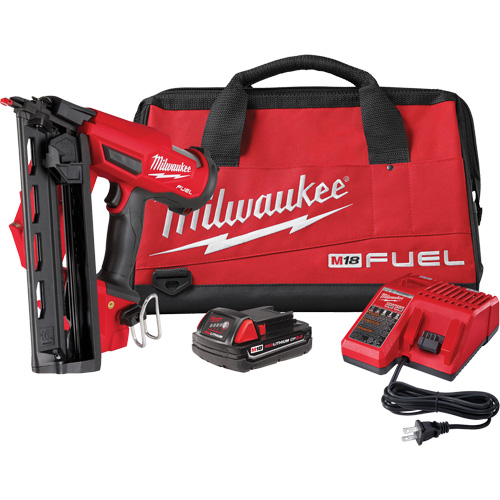 N&eacute;cessaire de clouage en biais M18 Fuel pour clous de finition de calibre 16, 18 V, Lithium-ion The Estey Group