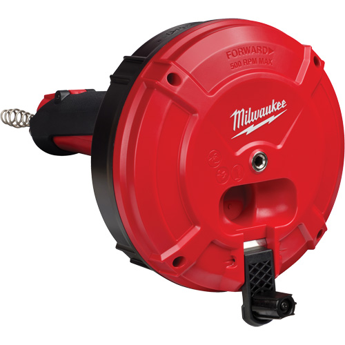 Trapsnake Auger with Cable Drive Automatic Feed & Retract, Powered, 25' Cable Length, 1/4" Cable Diameter The Estey Group
