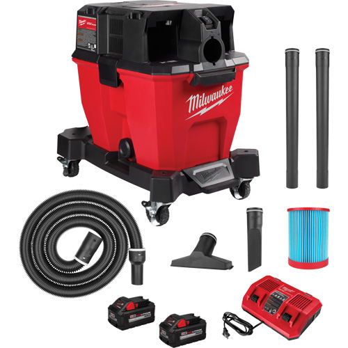 M18 Fuel Cordless Dual-Battery Wet/Dry Vacuum, 18 V, 9 gal. Capacity The Estey Group