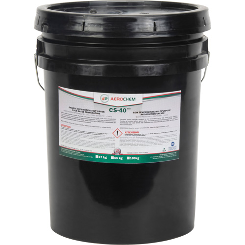 AEROCHEM CS-40 Low-Temperature Multi-Purpose Grease, 17 kg, Pail The Estey Group