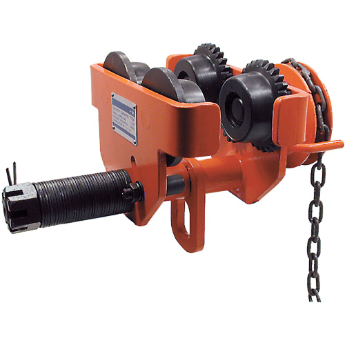SGT Series Heavy-Duty Geared Trolley, 10000 lbs. (5 tons) Capacity, 4-1/2" - 8-1/32" The Estey Group