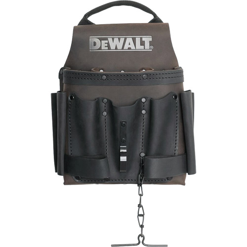 Electrician Tool Pouch, Multiple Tool Holder, Leather, 8 Pockets The Estey Group