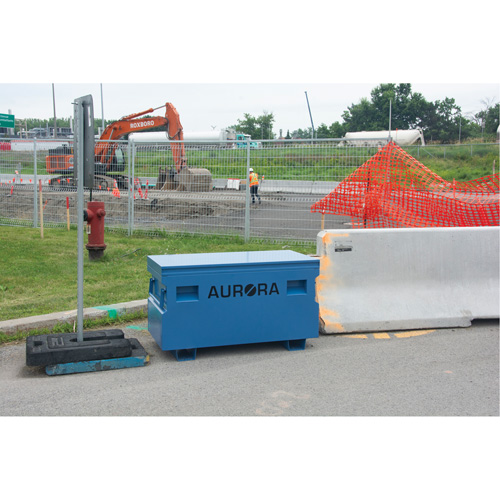 Jobsite Tool Box, 60" x 24" x 27-1/2", Steel, Blue The Estey Group
