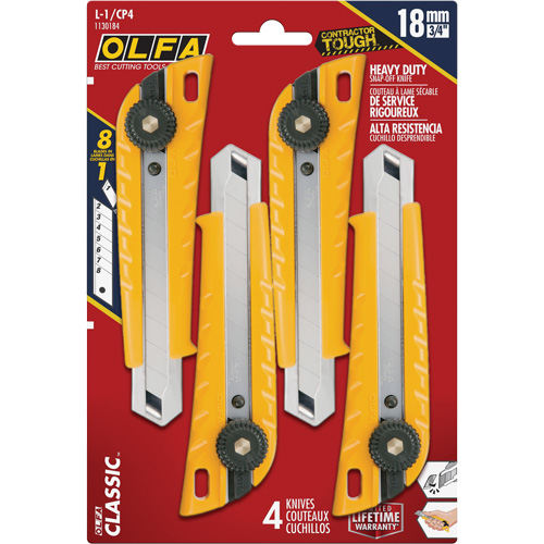 MXP-L Ratchet Knife with Die-Cast  Handle, 18 mm The Estey Group