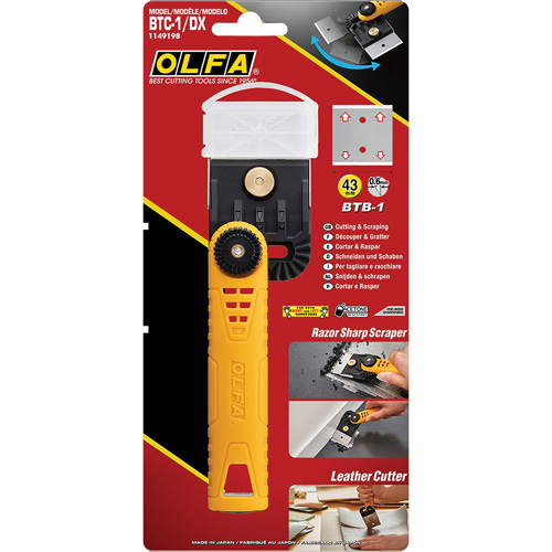 Grattoir BTC-1/DX d'usage multiple avec t&ecirc;te ajustable The Estey Group