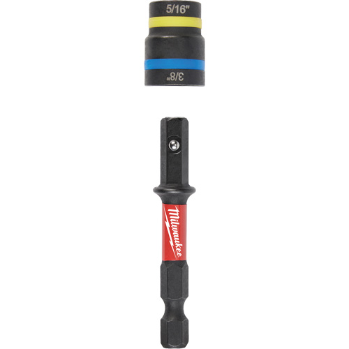 Tourne-&eacute;crous 2-en-1 Shockwave Impact Duty Quik-Clear, 5/16"/3/8" prise, 2-1/2" lo, Magn&eacute;tique The Estey Group