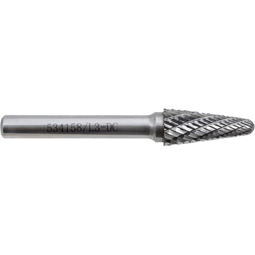 L3-DC Fraise conique 9 JET-KUT (embout rayon), 3/8" dia. The Estey Group