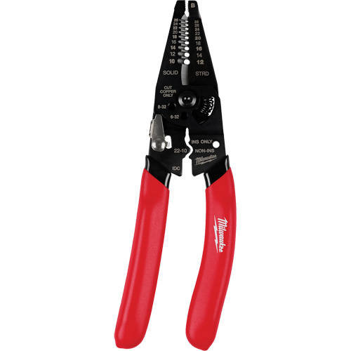 Multi-Purpose Dipped Grip Wire Stripper & Cutter with Reinforced Head The Estey Group