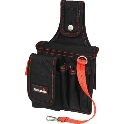 Petite poche pour technicien, Polyester balistique, Noir/Rouge The Estey Group
