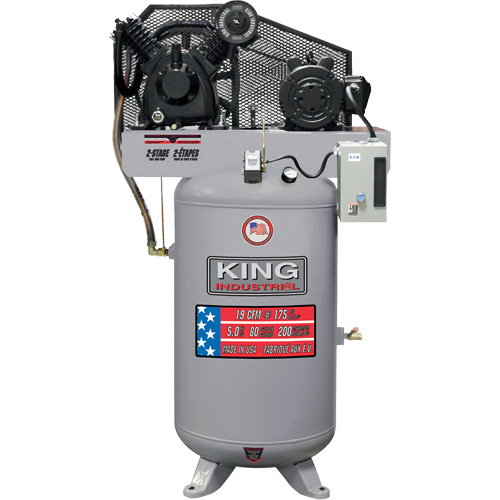 2-Stage Air Compressor, 80 Gal. (96 US Gal) The Estey Group