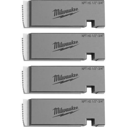 Fili&egrave;res de filetage pour tuyaux universel NPT, Pour tuyau de 1/2"-3/4", Acier rapide The Estey Group