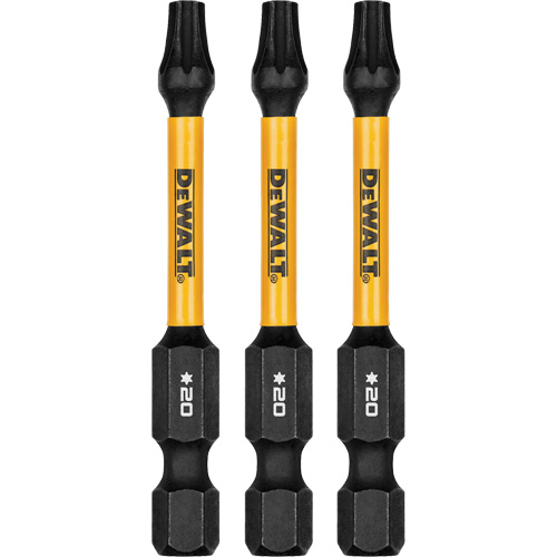 Forets pour tournevis &agrave; chocs FLEXTORQ 3 mcx, Torx, T-20, Prise 1/4" The Estey Group