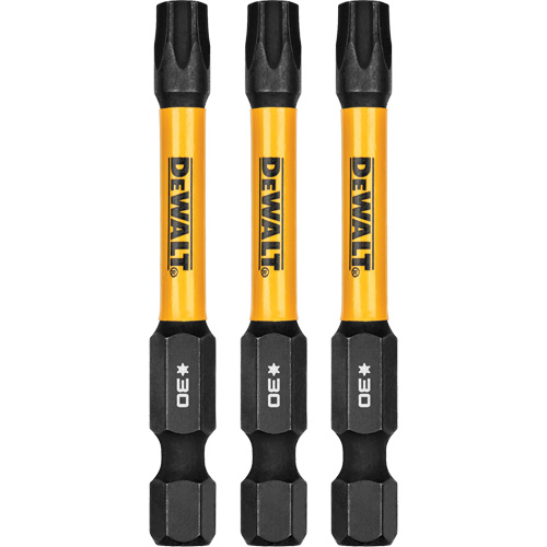 Forets pour tournevis &agrave; chocs FLEXTORQ 3 mcx, Torx, T-30, Prise 1/4" The Estey Group
