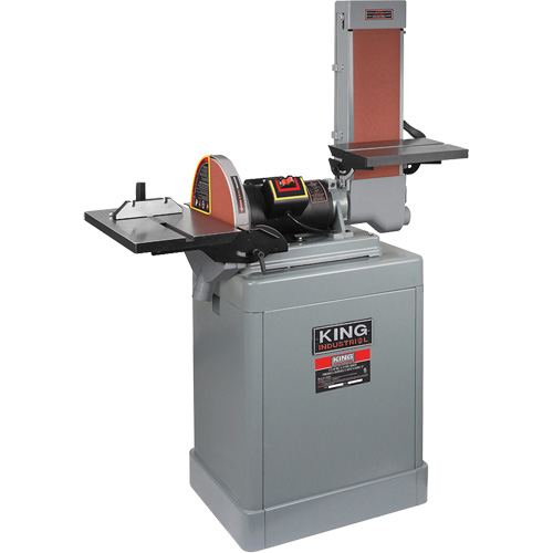 Belt & Disc Sander, 6" W x 48" L Belt, 12" Disk The Estey Group