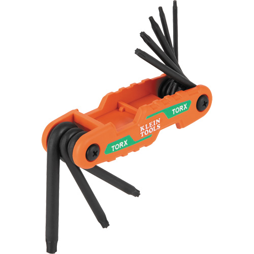 Compact Folding Hex Key Set, 8 Pcs., Torx&reg; The Estey Group