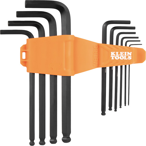 L-Style Long Ball-End Hex Key Set, 10 Pcs., Metric The Estey Group