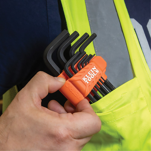 L-Style Long Ball-End Hex Key Set, 10 Pcs., Metric The Estey Group