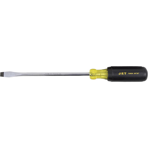 JKSS-8R Tournevis &agrave; fente, Tige de 3/8", Ronde, 8" lo, Prise en Coussin&eacute;e The Estey Group