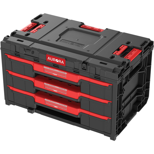 Arx&reg; 3-Drawer Toolbox, 23-1/10" x 15" x 13-2/5", Black The Estey Group