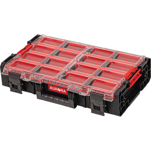 Organisateur tr&egrave;s grand avec bacs longs Arx, 23" x 15-1/5" x 5", Noir The Estey Group