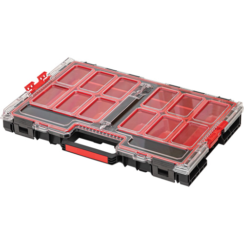 Grand organisateur avec bacs Arx, 21" x 15" x 3", Noir The Estey Group