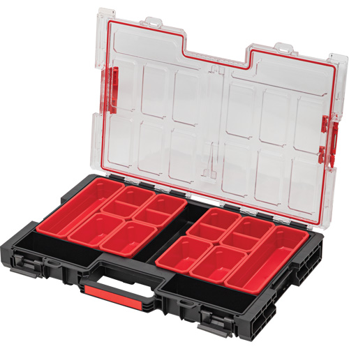 Grand organisateur avec bacs Arx, 21" x 15" x 3", Noir The Estey Group