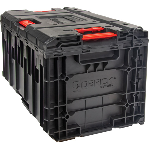 Arx&reg; Single Drawer Toolbox, 11-1/5" W x 18-3/10" D x 9-1/10" H, Black/Red The Estey Group