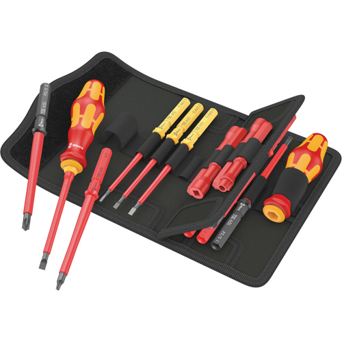 Jeu de tournevis isol&eacute;s pour vis fendues, 1000 V, 18 Mcx The Estey Group