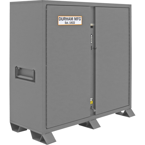 Jobsite Storage Cabinet, Steel, 47.5 Cubic Feet, Grey The Estey Group