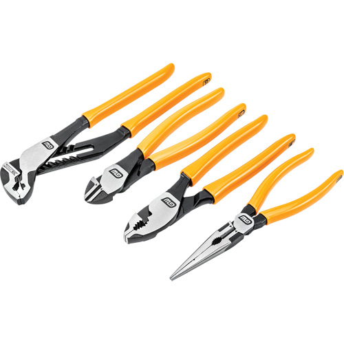 PITBULL Mixed Dual Material Plier Set, 4 Pieces The Estey Group