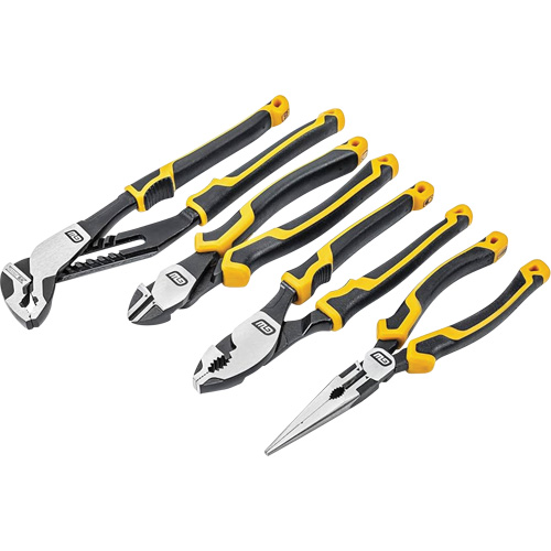 PITBULL Dual Material Mixed Plier Set, 4 Pieces The Estey Group